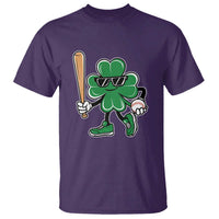 Lucky Baseball Shamrock T Shirt St Patrick's Day T-Ball Sport Lover Gift
