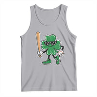 Lucky Baseball Shamrock Tank Top St Patrick's Day T-Ball Sport Lover Gift