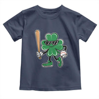 Lucky Baseball Shamrock Toddler T Shirt St Patrick's Day T-Ball Sport Lover Gift