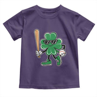 Lucky Baseball Shamrock Toddler T Shirt St Patrick's Day T-Ball Sport Lover Gift