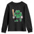 Lucky Baseball Shamrock Youth Sweatshirt St Patrick's Day T-Ball Sport Lover Gift