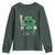 Lucky Baseball Shamrock Youth Sweatshirt St Patrick's Day T-Ball Sport Lover Gift
