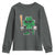 Lucky Baseball Shamrock Youth Sweatshirt St Patrick's Day T-Ball Sport Lover Gift