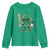 Lucky Baseball Shamrock Youth Sweatshirt St Patrick's Day T-Ball Sport Lover Gift