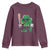 Lucky Baseball Shamrock Youth Sweatshirt St Patrick's Day T-Ball Sport Lover Gift