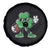 St Patrick's Day Lucky Shamrock Football Spare Tire Cover Sport Lover Gift