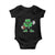 St Patrick's Day Lucky Shamrock Football Baby Onesie Sport Lover Gift