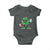 St Patrick's Day Lucky Shamrock Football Baby Onesie Sport Lover Gift