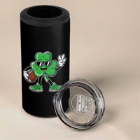 St Patrick's Day Lucky Shamrock Football 4 in 1 Can Cooler Tumbler Sport Lover Gift