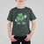 St Patrick's Day Lucky Shamrock Football T Shirt For Kid Sport Lover Gift