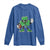 St Patrick's Day Lucky Shamrock Football Long Sleeve Shirt Sport Lover Gift