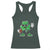 St Patrick's Day Lucky Shamrock Football Racerback Tank Top Sport Lover Gift