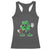 St Patrick's Day Lucky Shamrock Football Racerback Tank Top Sport Lover Gift