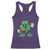 St Patrick's Day Lucky Shamrock Football Racerback Tank Top Sport Lover Gift