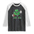 St Patrick's Day Lucky Shamrock Football Raglan Shirt Sport Lover Gift