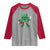 St Patrick's Day Lucky Shamrock Football Raglan Shirt Sport Lover Gift
