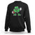 St Patrick's Day Lucky Shamrock Football Sweatshirt Sport Lover Gift