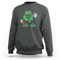 St Patrick's Day Lucky Shamrock Football Sweatshirt Sport Lover Gift
