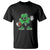 St Patrick's Day Lucky Shamrock Football T Shirt Sport Lover Gift
