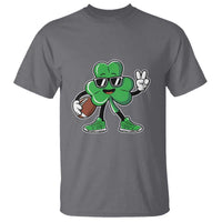 St Patrick's Day Lucky Shamrock Football T Shirt Sport Lover Gift