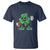 St Patrick's Day Lucky Shamrock Football T Shirt Sport Lover Gift