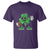 St Patrick's Day Lucky Shamrock Football T Shirt Sport Lover Gift