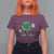 St Patrick's Day Lucky Shamrock Football T Shirt For Women Sport Lover Gift