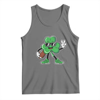 St Patrick's Day Lucky Shamrock Football Tank Top Sport Lover Gift