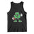 St Patrick's Day Lucky Shamrock Football Tank Top Sport Lover Gift