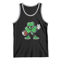 St Patrick's Day Lucky Shamrock Football Tank Top Sport Lover Gift
