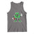 St Patrick's Day Lucky Shamrock Football Tank Top Sport Lover Gift