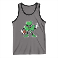 St Patrick's Day Lucky Shamrock Football Tank Top Sport Lover Gift