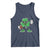 St Patrick's Day Lucky Shamrock Football Tank Top Sport Lover Gift