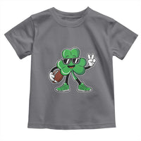 St Patrick's Day Lucky Shamrock Football Toddler T Shirt Sport Lover Gift