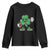 St Patrick's Day Lucky Shamrock Football Youth Sweatshirt Sport Lover Gift
