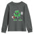 St Patrick's Day Lucky Shamrock Football Youth Sweatshirt Sport Lover Gift
