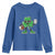 St Patrick's Day Lucky Shamrock Football Youth Sweatshirt Sport Lover Gift