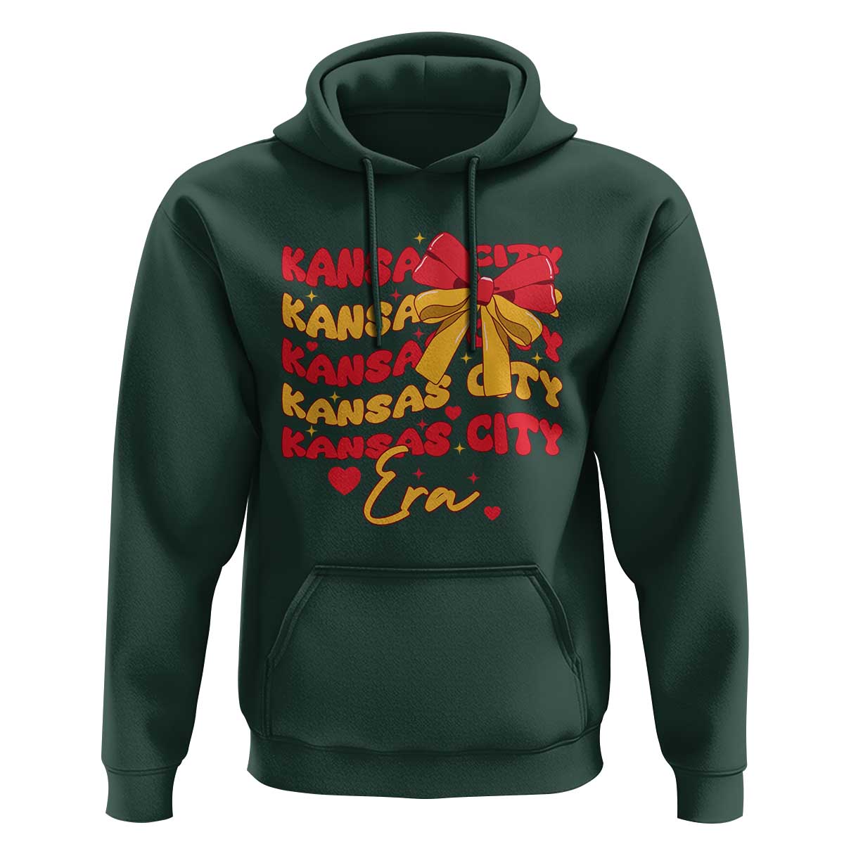 Groovy In My Kansas City Era Hoodie Retro Coquette Bow