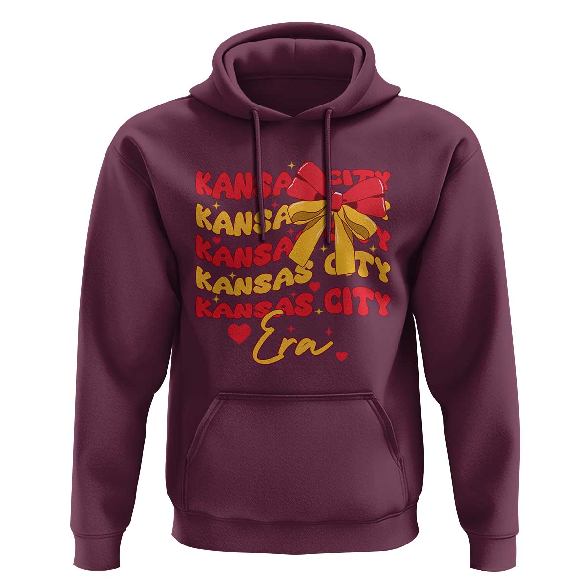 Groovy In My Kansas City Era Hoodie Retro Coquette Bow
