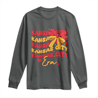 Groovy In My Kansas City Era Long Sleeve Shirt Retro Coquette Bow