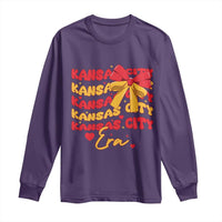 Groovy In My Kansas City Era Long Sleeve Shirt Retro Coquette Bow