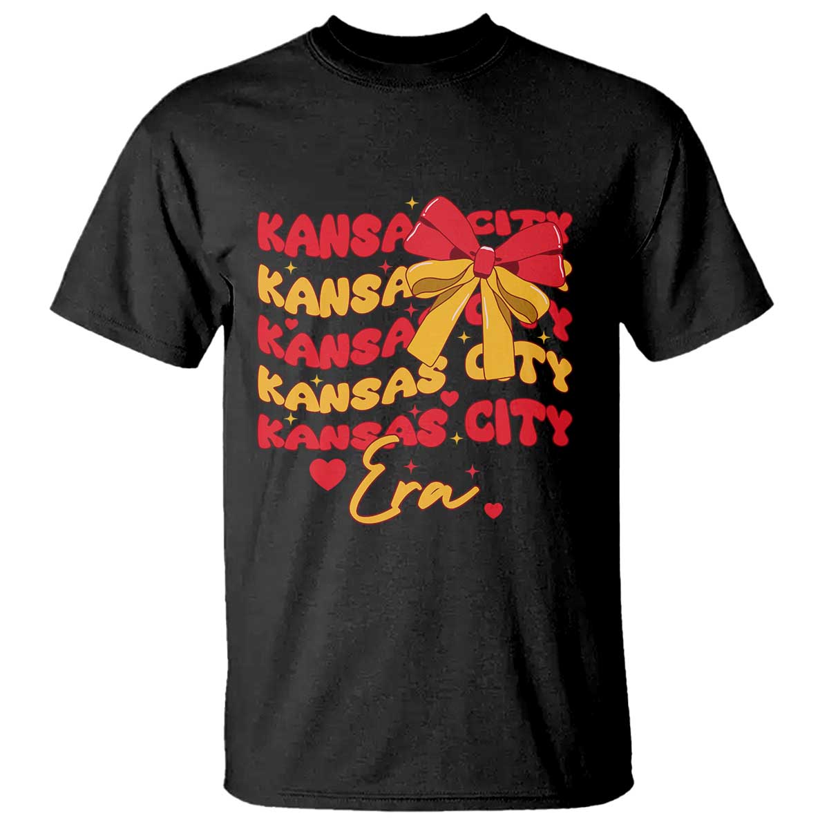 Groovy In My Kansas City Era T Shirt Retro Coquette Bow