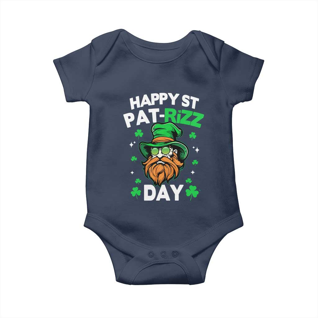 Happy St Pat Rizz Day Baby Onesie Funny St. Patrick's Day Leprechaun