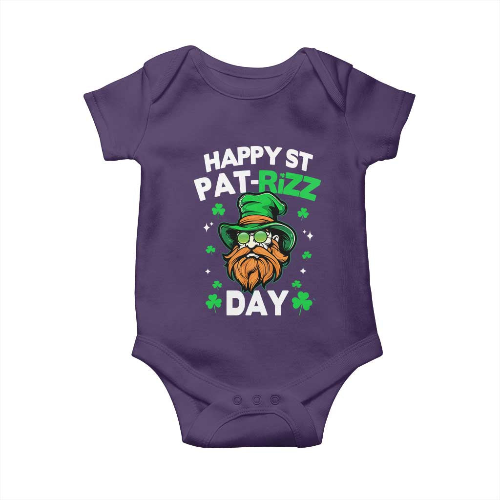 Happy St Pat Rizz Day Baby Onesie Funny St. Patrick's Day Leprechaun