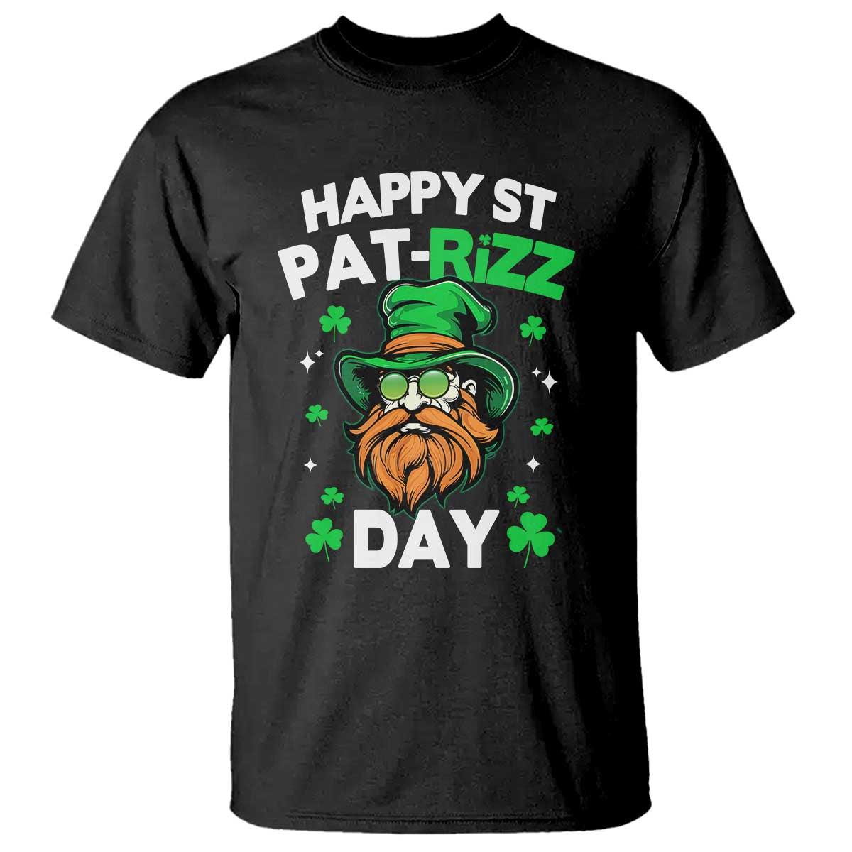 Happy St Pat Rizz Day T Shirt Funny St. Patrick's Day Leprechaun