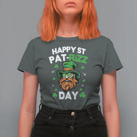 Happy St Pat Rizz Day T Shirt For Women Funny St. Patrick's Day Leprechaun