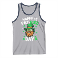 Happy St Pat Rizz Day Tank Top Funny St. Patrick's Day Leprechaun
