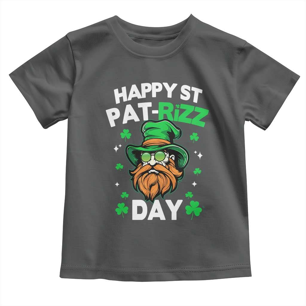 Happy St Pat Rizz Day Toddler T Shirt Funny St. Patrick's Day Leprechaun
