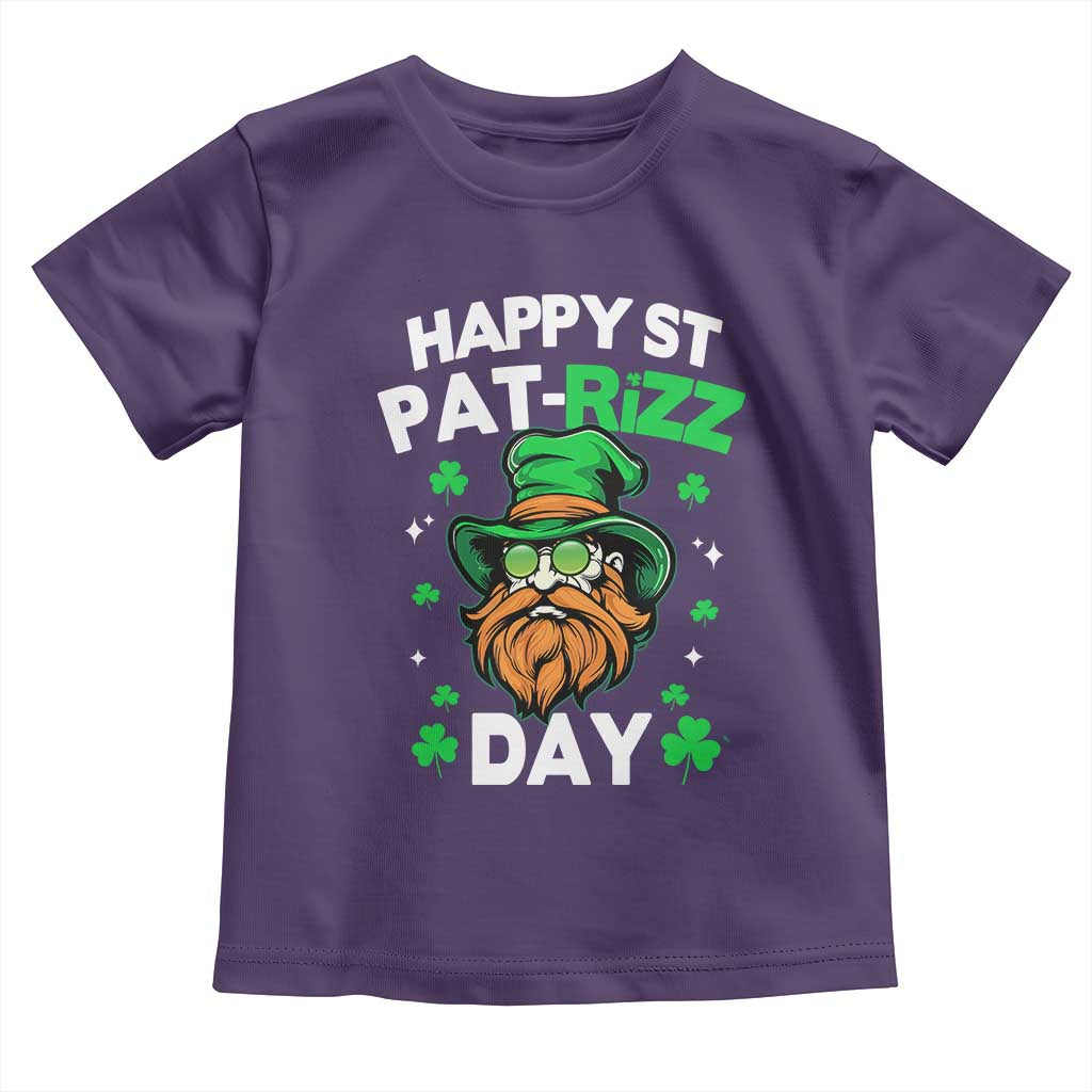 Happy St Pat Rizz Day Toddler T Shirt Funny St. Patrick's Day Leprechaun