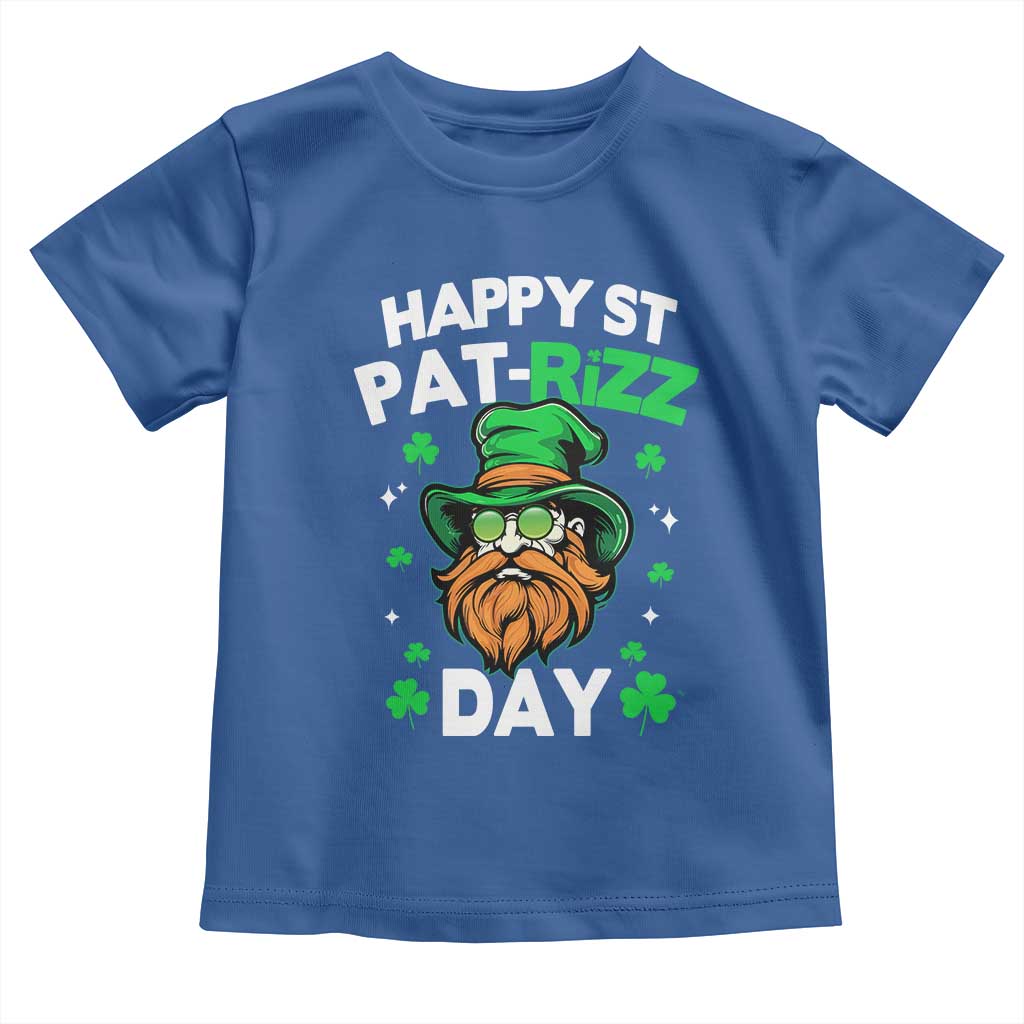 Happy St Pat Rizz Day Toddler T Shirt Funny St. Patrick's Day Leprechaun